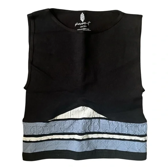 Free People Cropped Color-block Tank - Picture 2 of 5